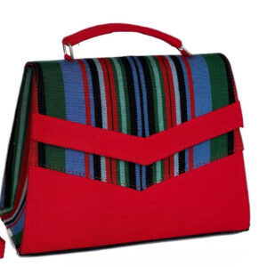 Aso Oke Brown Backpack - Image 8