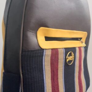 Aso Oke Brown Backpack - Image 9
