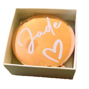 Personalised Rose Gold Mirror - Image 3