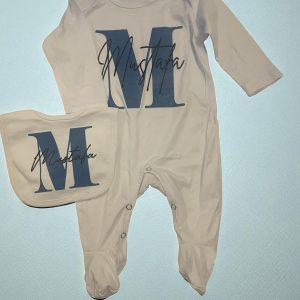 Personalized Baby Sleepsuit