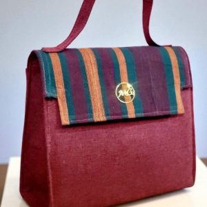 Orange Satchel Bag 1